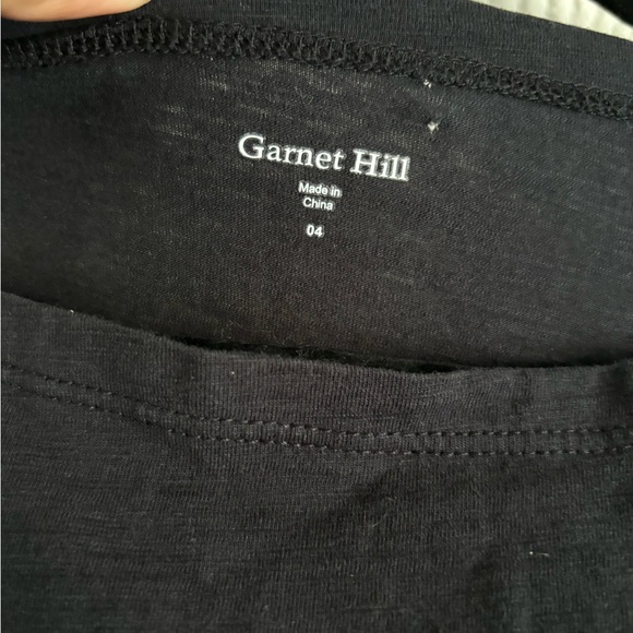 Garnet Hill Essential Three-Quarter-Sleeve Linen Dress. Size 4 - Picture 5 of 8